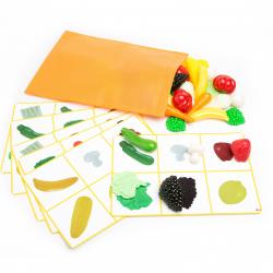 Juego sensorial Lap Frutas y vegetales