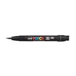 Marcador Uni Posca pintura PCF-350 punta acrílica estilo pincel negro