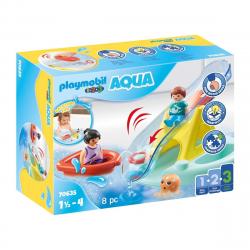 Playmobil - Isla De Baño Con Tobogán 1.2.3 Aqua