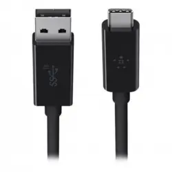 Cable USB 3.1 de USB-C a USB-A Belkin F2CU029bt1M Negro 1 m
