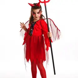 Disfraz Demonio (falda) De 8 a 10 años
