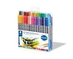 Estuche 72 rotuladores STAEDTLER 3200 doble punta