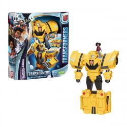 Hasbro - Figura Figuras Transformers Earthspark Cambiador De Giro Bumblebee Y Mo Malto