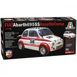 Italeri 4705 - Maqueta Coche Fiat Abarth 695ss/assetto Corsa. Escala 1/12