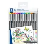 Estuche 12 Rotuladores calibrados STAEDTLER Pigment Liner 308-S