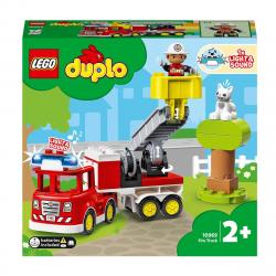 LEGO -  Educativo De Construcción Camión De Bomberos Con Luz Y Sonido DUPLO