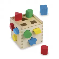 Melissa & Doug - Cubo Para Clasificar Formas