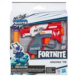 Nerf Elite Micro Shots Fortnite Ts - Lanza Dardos - 8 Años+