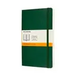 Notebook clásico Moleskine L tapa blanda rayas verde mirto