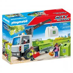 Playmobil - Camión de residuos con contenedor Playmobil.