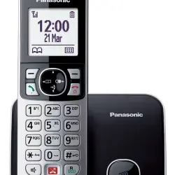 Teléfono inalámbrico Panasonic Dect KX-TG6851SP Negro