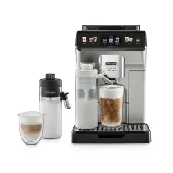 Cafetera Superautomática De'Longhi Eletta Explore Cold Brew ECAM450.65.S, Molinillo integrado, 19 bar, 1450 W, Plata