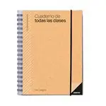 Cuaderno de todas las clases Additio día por página naranja