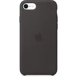 Funda de silicona Apple Negro para iPhone SE (2ª Gen.)