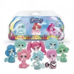 Glimmies Aquaria blíster 3 figuras 6 cms