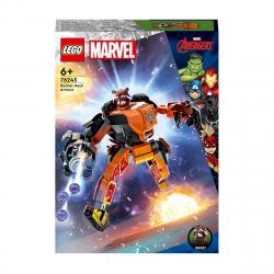 LEGO - Figura De Acción Para Construir Armadura Robótica De Rocket Guardianes De La Galaxia Marvel
