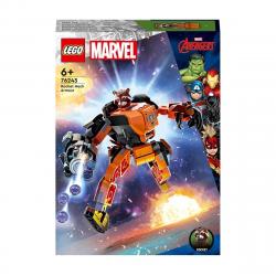 LEGO - Figura De Acción Para Construir Armadura Robótica De Rocket Guardianes De La Galaxia Marvel
