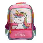 Mochila 3 compartimentos Bagoose Unicornio Rosa