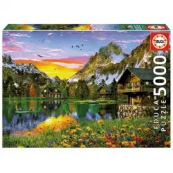 Puzzle Educa 5000 Lago Alpino