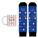 UO Kit Taza + Calcetines Me has robado el Coração talla 36-41