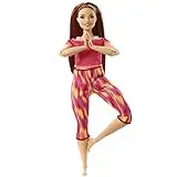 Barbie - Movimiento Sin Límites Muñeca Articulada Pelirroja Con Ropa Deportiva