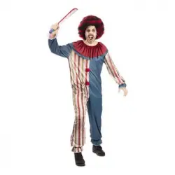 Disfraz De Payaso Macabro Vintage Para Hombre