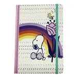 Libreta organizadora A5 Snoopy Arco iris