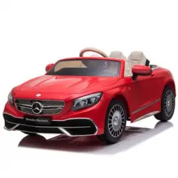 Mercedes Maybach S650 Rojo - Coche Eléctrico Infantil Para Niños Batería 12v Con Mando Control Remoto