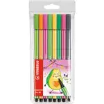 Pack 8 rotuladores Stabilo Pen 68 Living Colors Aguacate