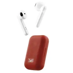 Auriculares Bluetooth T'nB Shinny True Wireless Rojo