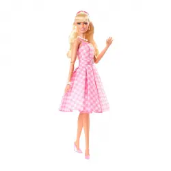 Barbie - Barbie The Movie Margot Robbie Muñeca Signature coleccionable de la película con vestido vintage.