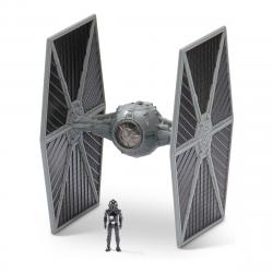 Bizak - Nave 8 Cm Tie Fighter Gris Y Figura Star Wars