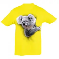 Camiseta Koala Niño color Amarillo