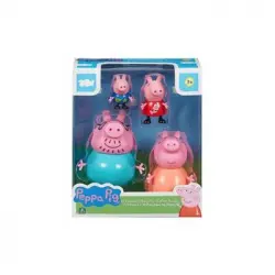 Familia Peppa Pig Set 4 Figuras