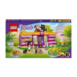 LEGO - Juego De Construcción Cafetería De Adopción De Mascotas Con Mini Muñecas Y Animales Friends