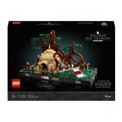 LEGO - Maqueta Para Construir Diorama: Entrenamiento Jedi En Dagobah Con Yoda Y Luke Skywalker Star Wars