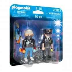 Playmobil - Duo Pack Policía Y Vándalo City Action