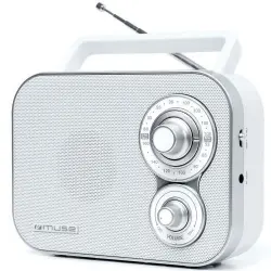 Radio Muse M-051 R AM/FM Blanco