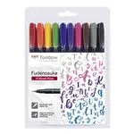 Rotuladores Fudenosuke Brush Pen Kit 10