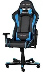 Silla gaming DX Racer FE08 negra y azul