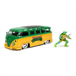 Simba - Tortugas Ninja VW Furgoneta 1962 1:24 Con Figura