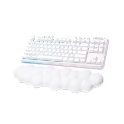 Teclado gaming RGB inalámbrico Logitech Aurora G715 Blanco Linear