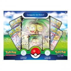 BANDAI - Juego De Cartas Pokémon Colección Exeggutor De Alola V De Espada Y Escudo 10.5 V Box JCC TCG Pokémon Go