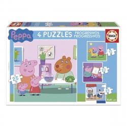 Educa Borrás - Puzzles Progesivos Peppa Pig