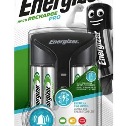 Energizer Cargador de pilas  Inteligent Pro-Charger AA/AAA 4 pilas