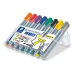 Estuche 8 marcadores STAEDTLER 356 swp8 Lumocolor flipchart markers para Flipchart