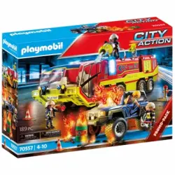 PLAYMOBIL City Action - Operación de Rescate con Camión de Bomberos