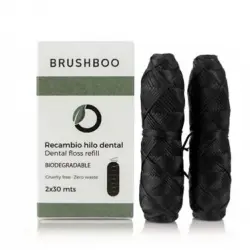 Set 2 recambios hilo dental Brushboo