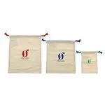 Set de 3 bolsas de algodón orgánico Nature et decouvertes