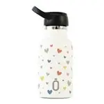 Botella termo Runbott 350ml Confeti Corazones nata tapón sport